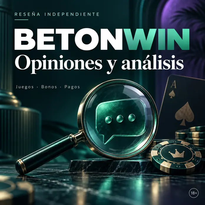 Betonwin: ilustración editorial de una reseña independiente sobre juegos, bonos y pagos